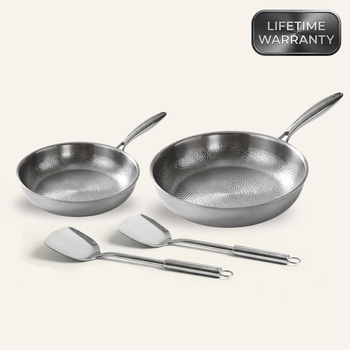 Titanium Hammered Pan Pro Duo Set