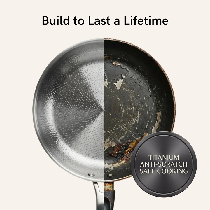 Titanium Hammered Pan